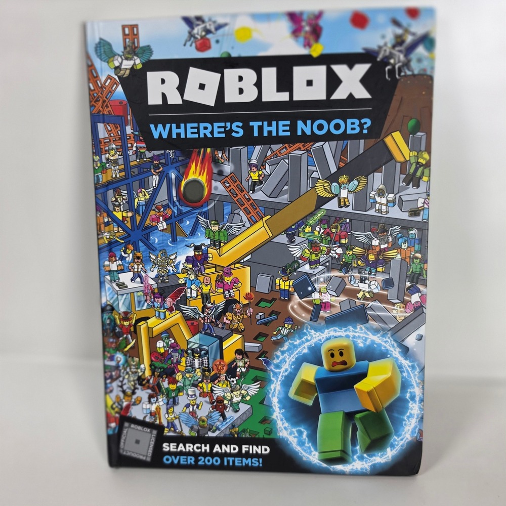 Roblox Wheres the Noob Search and Find Hardcover Childrens Activity 200 Items